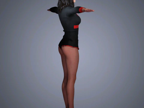 Megan Fox Character 3D Model