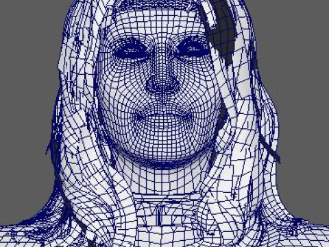 Megan Fox Character 3D Model
