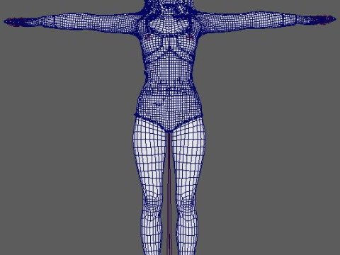 Megan Fox Character 3D 模型