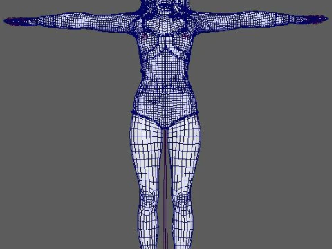 Megan Fox Character 3D Model