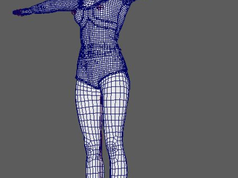 Megan Fox Character 3D 模型