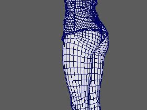 Megan Fox Character 3D 模型
