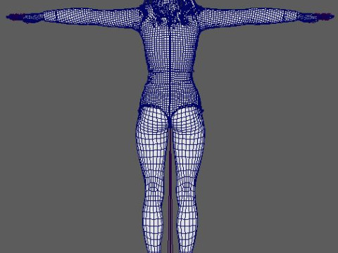Megan Fox Character 3D 模型