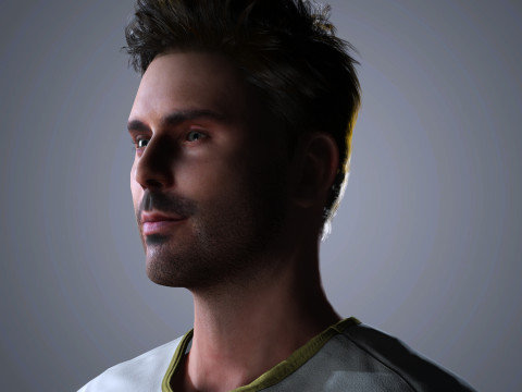 Zac Efron Character Modello 3D