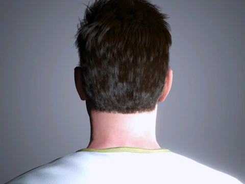 Zac Efron Character 3D Model