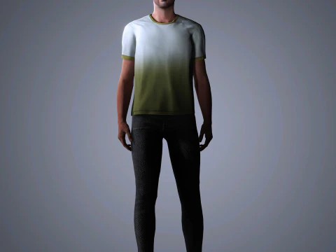 Zac Efron Character 3D Model