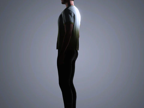Zac Efron Character 3D Model