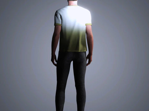 Zac Efron Character 3D Model
