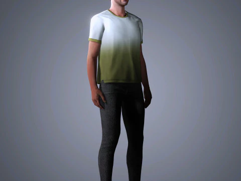 Zac Efron Character 3D Model