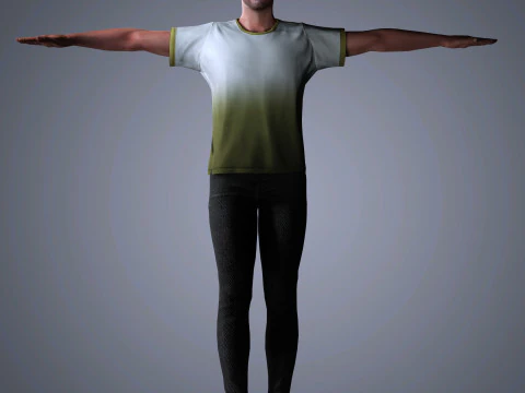 Zac Efron Character 3D Model