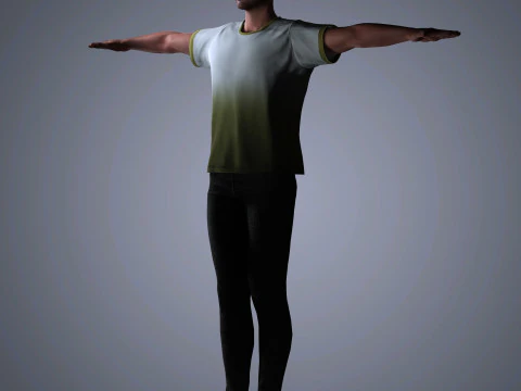 Zac Efron Character 3D Model