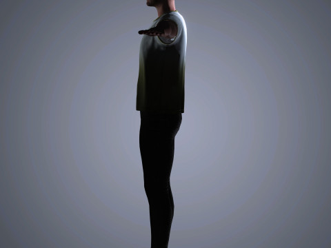Zac Efron Character Modello 3D