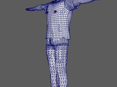 Zac Efron Character 3D Model
