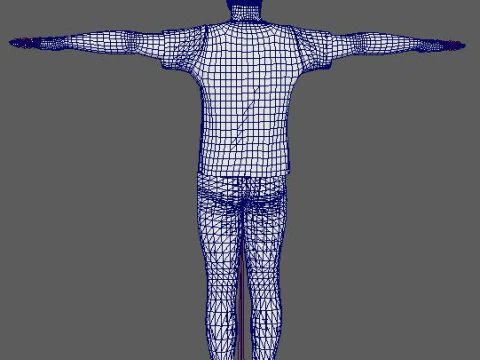 Zac Efron Character 3D Model