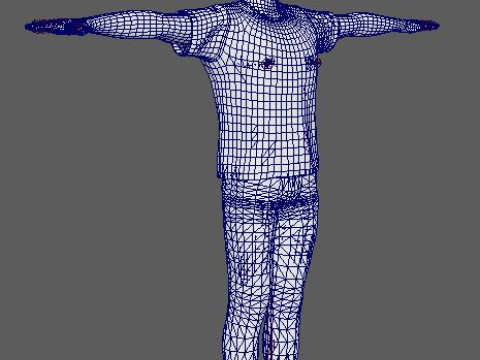 Zac Efron Character Modello 3D