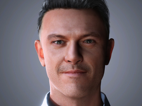 Luke Evans Character 3Dモデル
