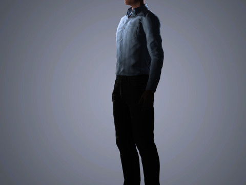 Luke Evans Character 3D Model