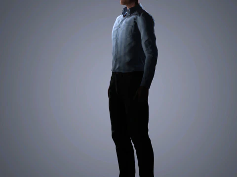 Luke Evans Character 3D Model