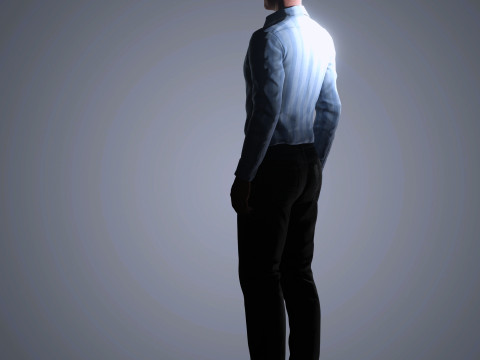 Luke Evans Character 3D Model