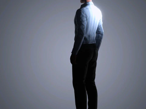 Luke Evans Character 3D Model