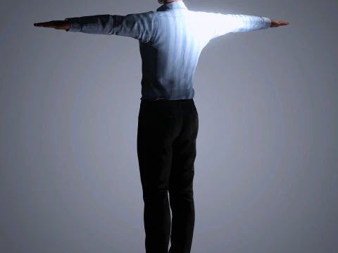 Luke Evans Character 3D Model