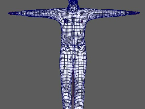 Luke Evans Character 3D Model