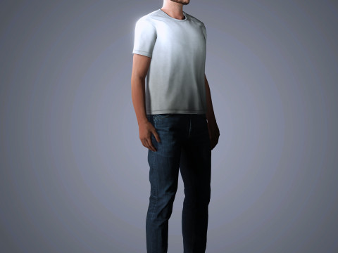 Dacre Montgomery Character 3D Model