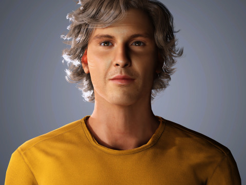 Shawn Mendes Character Modello 3D