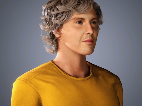 Shawn Mendes Character Modello 3D
