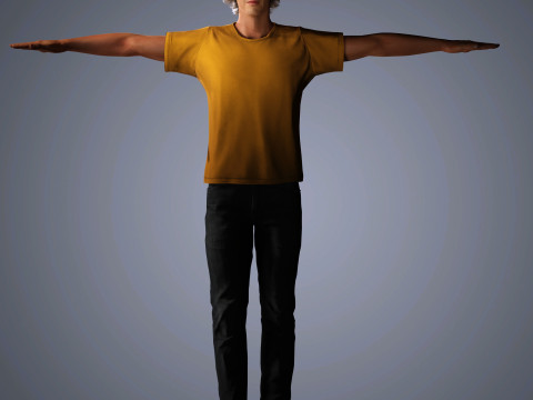 Shawn Mendes Character Modello 3D