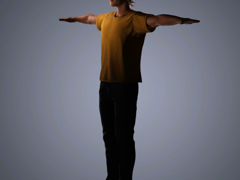 Shawn Mendes Character Modello 3D