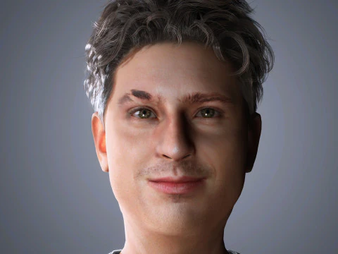Personaje de Charlie Puth Modelo 3D
