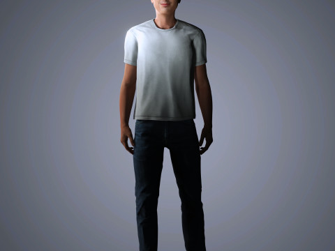 Charlie Puth Character 3D Model