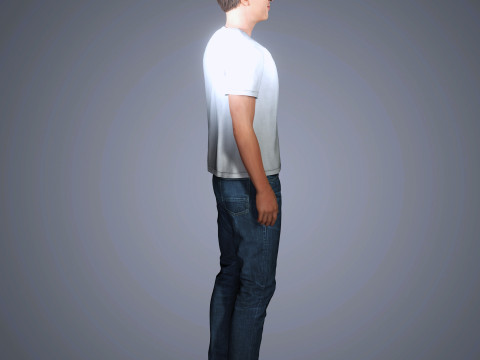 Charlie Puth Character 3D Model
