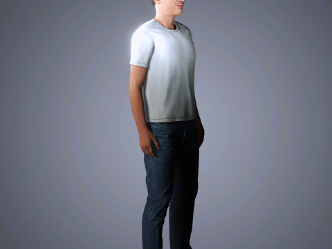 Charlie Puth Character 3D Model