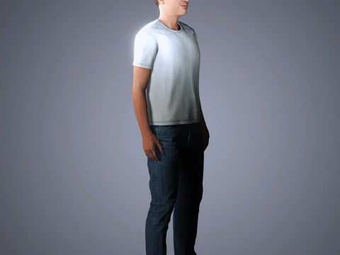 Charlie Puth Character 3D Model