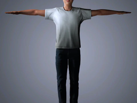 Charlie Puth Character 3D Model