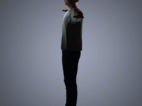 Charlie Puth Character 3D Model