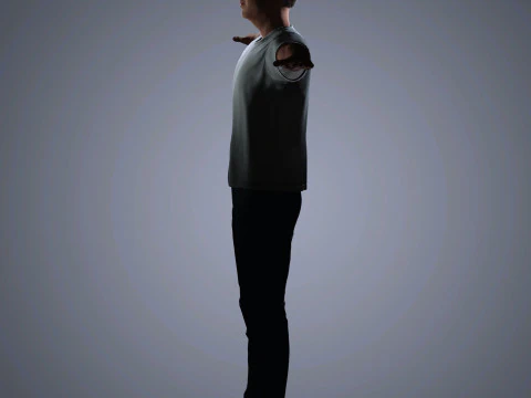 Charlie Puth Character 3D Model