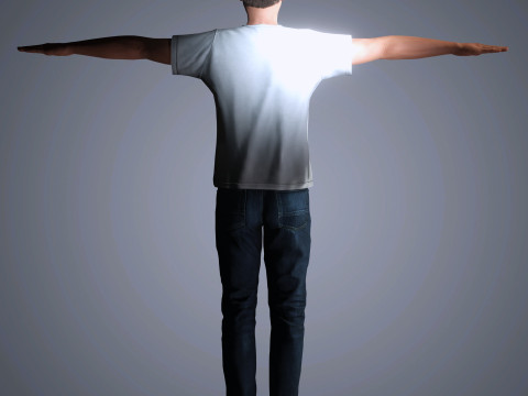Charlie Puth Character 3D Model