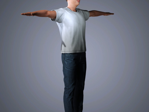 Charlie Puth Character 3D Model