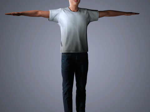 Charlie Puth Character 3D Model