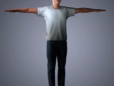 Charlie Puth Character 3D Model