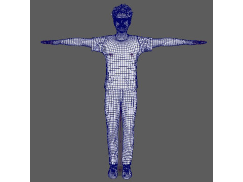 Charlie Puth Character 3D Model