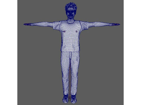 Charlie Puth Character 3D Model