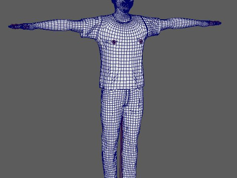 Charlie Puth Character 3D Model