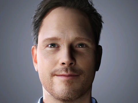 क्रिस प्रैट चरित्र 3D मॉडल