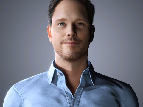 Chris Pratt Character 3D Model