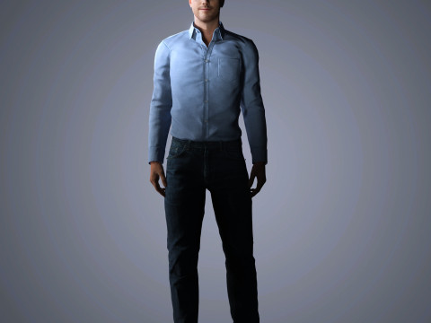 Chris Pratt Character 3D Model