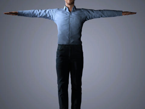 Chris Pratt Character 3D Model